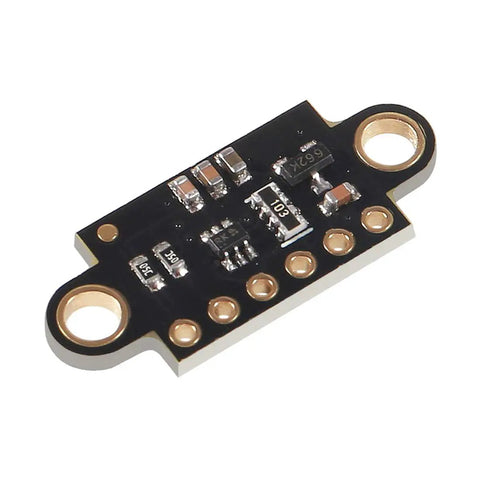 Two Pack VL53L0X Time Of Flight Distance Sensor Breakout Module For Arduino Projects ToF Laser Range Finder With FlightSense Tech Compact Sensor Board In Black, black PCB with gold pads