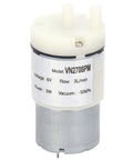 3 Pack Micro Diaphragm Pump Dc 6V Mini Water Air Motor with clear casing and gray metal base, ideal for appliance repairs.