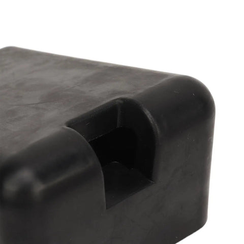 Rugged Rubber Hood Bumper Kit For Kenworth T680 And T880 Plus Peterbilt 567 579 Ensures Perfect Fit With Durable Design To Keep Your Rig Looking Cool And Acting Tough On The Road Every Single Day Without Fail. black rubber hood bumper close-up