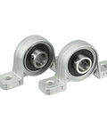 KP08 8mm Bore Zinc Alloy Pillow Block Bearing Flange Block Self Aligning Rust Proof Durable Long Life Pack Of 4 For Machinery
