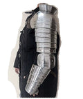 Medieval Single Arm Pauldron Spaulder Armguard Replica Prop Fully Functional Wearable Reenactment Costume Gear