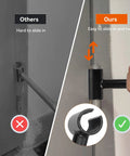 Comparison of door hinge adjustment tool showing ease of use for Door Hinge Adjustment Tool For Home Doors 13mm To 18mm Fit No More Sag Quick Fix.