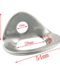 Heavy Duty 316 Stainless Steel Bolt Hangers For Rock Climbing And Mountaineering Expansion Anchors 2Pcs Set With 10Mm Threading solid rack with dimensions.