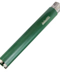 Archer PRO 2-1/4 in. diamond turbo core drill bit, green body with silver tip, side view