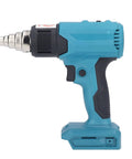Side view of Three Gear Cordless Heat Gun with Rechargeable Battery for Portable Plastic Welding and DIY projects