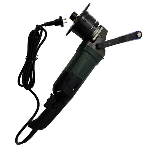 Hella Powerful 1800W Portable Curved Beveling Machine With Four Blades for smooth chamfering of metal edges.