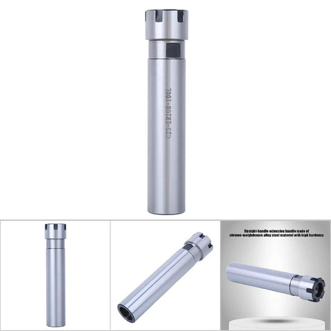 Premium ER20M Straight Extension Rod With High Hardness For Torsional Stability, Made From Durable Chrome-Molybdenum Steel.