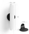 Side view of Smart Play Light Bar Base Kit For Immersive Gaming And TV Ambiance Dope White And Color Ambiance LED, showing dimensions.