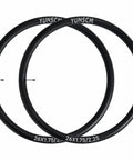 Two Pack 26 Inch Beefed Up Heavy Duty Bike Inner Tubes With FV48mm Presta Valve Compatible With 26 By 1.75 To 26 By 2.25 Tire Sizes