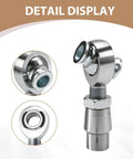Close-up of Two Pair 5/8 Inch Chromoly Heim Joint Rod End Kit showing sealed design, ideal for heavy duty suspension linkage parts.