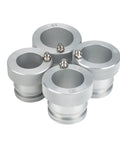 4 Piece Wheel Bearing Greaser Tools Set for Ranger 800 900 XP1000, Polaris UTVs, Can Am Maverick X3, 35mm to 44mm, 6063 Aluminum