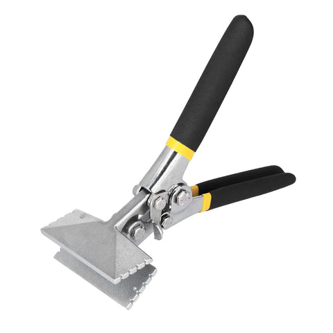 Hand Seamer Pliers for Sheet Metal and Plate Bending Multi Function Metalworking Tool With Non Slip Grip, 80mm jaws