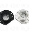 Metal Spirit Bubble Level Digital Level Repair Part Bullseye Bead(Black) with black and silver base designs.