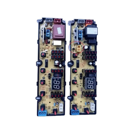 Heavy Duty Washing Machine Main Control PCBA Module With Integrated LED Display For XQB 8001 Series Repair. Upgrade Your Appliance With This Durable Circuit Board Featuring Clear Program Feedback And Stable Performance. Essential Replacement Part For