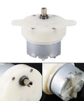 12V Tiny Gearbox DC Motor With 3 RPM Slow Speed High Torque 4mm Shaft Reversible Low Noise Ideal For Mobile Phone Displays Handicraft Displays