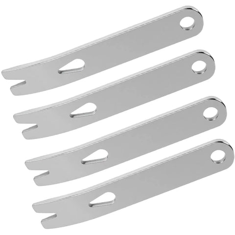 Four Pack Mini Pry Bars Set Stainless Steel Pocket Crowbars Everyday Carry EDC Tools Multi Function Pry Scraper And Opener