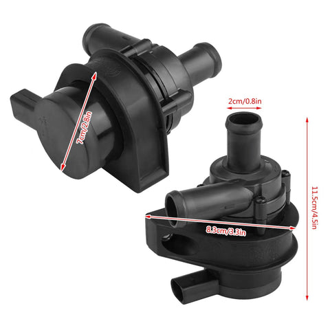 Sungooyue Auxiliary Water Pump For 2.0T Engine 2007-2013 Seat Replacement Anti Plastic Coolant Circulation Direct Swap Radiator Part 1K0965561J Power Cord Included Easy Fix
