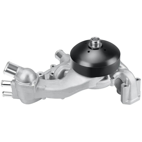 Heavy Duty Engine Water Pump With Thermostat And Gasket Kit Direct Bolt Drop In Replacement, aluminum material, designed for V8 engines.