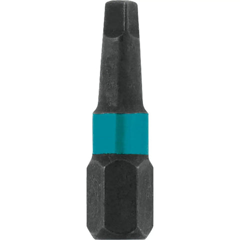 Impactx 2 Square Recess 1 Inch Insert Bit, S2 steel, precision machined tips visible with manganese phosphate finish