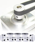 Set Of 5 GT2 20 Tooth Aluminum Timing Pulleys 6.35mm Bore For 6mm Belts on a RepRap Prusa I3 3D Printer setup