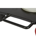 Close-up of Strongway Heavy Duty Machinery Mover With 360 Degree Rotation steel frame and handle for easy maneuverability.