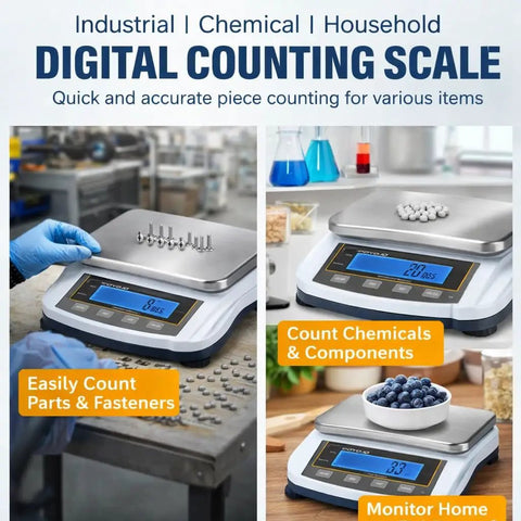Pro Grade Digital Analytical Balance And Lab Scale With 5000 G Capacity And 0.01 G Precision, Stainless Steel Construction