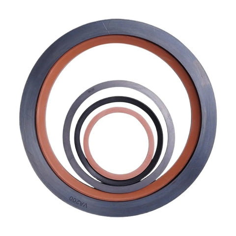 Heavy Duty FKM Fluoro Rubber Rotary Shaft Seal Ring Compatible With VA1000 VA2000 Series Units in various sizes.