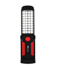Front view of Magnetic Mechanic Flashlight With Hook Foldable Underhood Light for Car Emergency Kit and Camping
