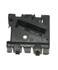 Straight Up Solid Front Bumper Radar Sensor Bracket Retainer Support Compatible With Tesla Model 3 2017 To 2022, black plastic mount.