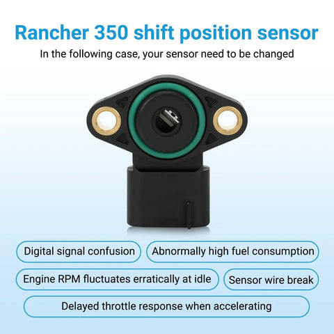 Rancher 350 Electric Power Shift Control Motor With Shift Angle Sensor Replacement For TRX350 2000 2006 black sensor module