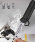 Automatic Desoldering Pump With Pro Grade Power, Solder Sucker Vacuum, Portable 30W Desoldering Iron Tool, 110V AC with 3 tips