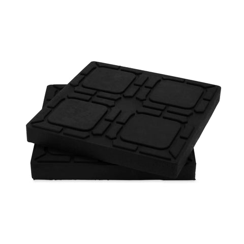 Universal RV Flex Leveling Pads Support For Jacks And Stabilizers Anti Sink Design keeps camper solid with 8.5 inch square base