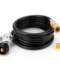 12Ft Quick Connect Propane Hose With Regulator For Heaters And Outdoor Gear 3 Eighths Inch Quick Connect To QCC1 Tank Connection