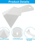 Plastic Inside Corner Trowel Set, 2 Pack, 90 Degree Drywall Finishing Tools featuring smooth surface, ergonomic grip and lightweight design