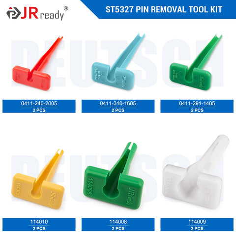 Deutsch Pin Removal Tool Kit For 4 8 12 16 20 Solid And Stamped Contacts 6 22 AWG colored tools image