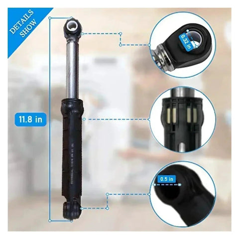 Universal Washing Machine Shock Absorber Balance Bar Heavy Duty Replacement Part with dimensions 11.8 in and 0.5 in.