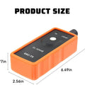Heavy Duty Tpms Relearn Tool Oec-T5 For No Mess Automotive Tire Pressure Sensor Activation Reset And Dead Easy Programming Setup Fits Virtually Any Ride Orange with dimensions 2.56in x 1.77in x 6.49in.