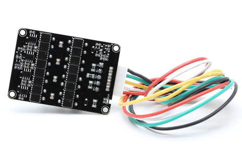Premium 3S And 4S 12 Volt 5 Amp Active Battery Equalizer Balancer Module For Li Ion LiFePo4 Packs showing wiring connections and circuitry design.