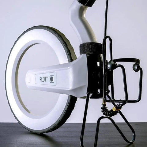 Digital Mapping Wheel With Integrated Spray Paint For Zero Sweat Yardage Tracking App Synced Distance Measuring Reading Feet Inches Yards Meters Curves Straight Lines Boss Level Precision Layout Tool