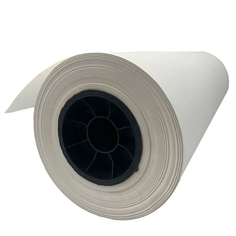 24 Inch By 100 Foot Sublimation Paper Roll 95Gsm Fast Dry Matte Finish For Epson SureColor F570 Printers Best For Tee Shirts Tumblers Textiles And Craft Projects 2 Inch Core, close-up view