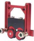 Rock Solid Bearing Roller Featherboards For Table Saw Aluminum double wheel feed guide with smooth glide and secure mount.