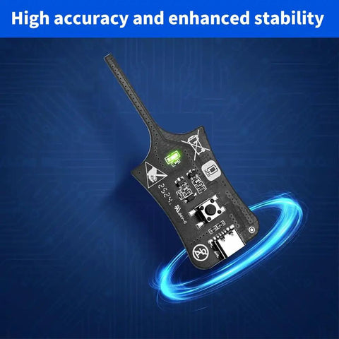 Set Of 2 Type C Inductance Testers For Motherboards And Coils, electromagnetic tool on glowing blue background