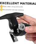 Stainless Steel Rubber T Handle Draw Latches 2 Pack For Tool Boxes Cabinets And Equipment Heavy Duty Grip And Easy Install