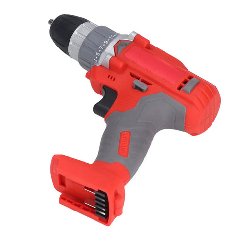 Smooth Operator Cordless Drill With Ergonomic Handle And Forward Reverse Mode Featuring 36V Lithium Battery shown from top angle for versatile DIY use.