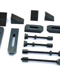 24 Piece M6 Clamp Kit For 3 Inch And 4 Inch Rotary Tables, Milling Tables, Face Plates And Vertical Slides Heavy Duty Workholding Set