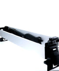 Genuine OEM N878752 Table Saw Replacement Fence Upgrade Your Setup With This Beefy Rip Guide compatible with DWE7485, viewed from the side.