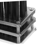 Pro Grade Cylindrical Punch Transfer Punch Tools Set With Base Design for Mechanical Repair, close-up of steel base section