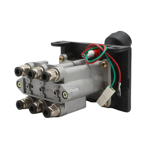 PTO Hoist Control Valve Kit With Dual Pneumatic Valves And Kickout For Beefed-Up Heavy Duty Hydraulic Tippers And Dump Trailers Direct Replacement For 328388-79X 329358X K90 Compatible With Apsco And Major PTO Hoist Systems