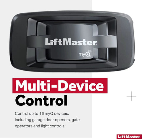Smart MyQ Internet Gateway for Garage Door Openers - Remote Access From Anywhere, Control Up To 16 MyQ Devices, OEM Direct, Works With MyQ Enabled Openers, Easy Install, Keeps Your Garage Connected