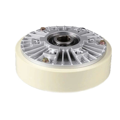 Magnetic Powder Brake With Hollow Shaft For Unwind And Tension Control In Industrial Machines, 12Nm Braking Torque, 1000RPM, close-up view